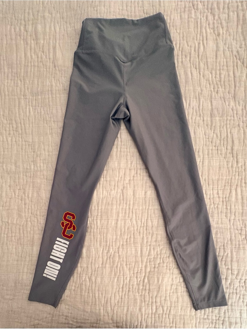 Nike Dri-FIT USC Trojans Gray Leggings Sz S